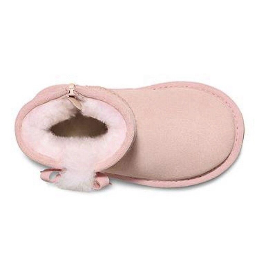 Koolaburra By Ugg Koola Mini Short Toddler Girl Pink  Boots Size 5 New In Box - Picture 6 of 9